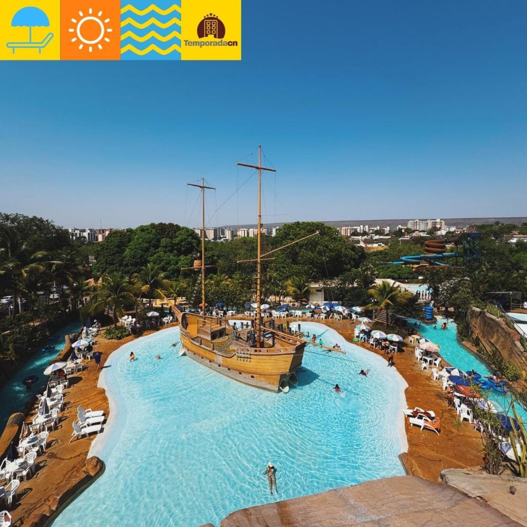 Piazza Com Acesso Ao Acqua Park - Gustavo Aparthotel กัลดัสโนวัส ภายนอก รูปภาพ