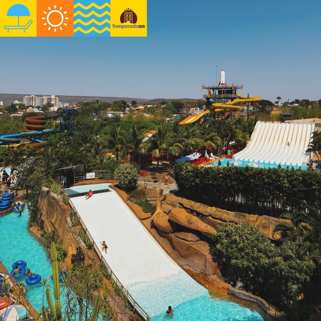 Piazza Com Acesso Ao Acqua Park - Gustavo Aparthotel กัลดัสโนวัส ภายนอก รูปภาพ