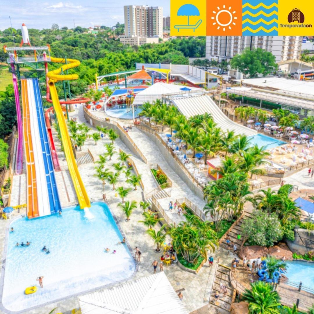 Piazza Com Acesso Ao Acqua Park - Gustavo Aparthotel กัลดัสโนวัส ภายนอก รูปภาพ