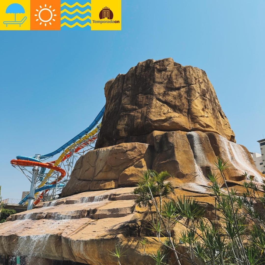 Piazza Com Acesso Ao Acqua Park - Gustavo Aparthotel กัลดัสโนวัส ภายนอก รูปภาพ
