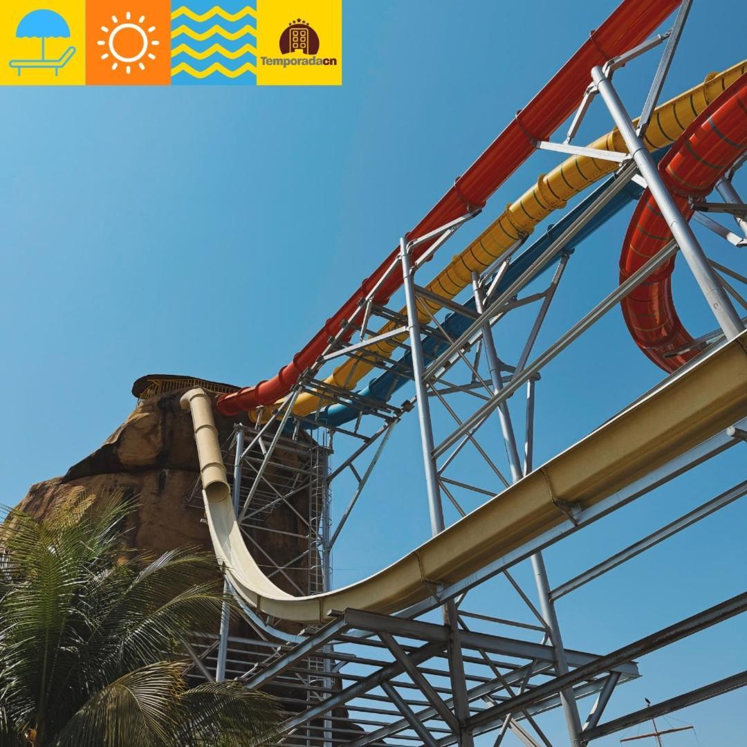 Piazza Com Acesso Ao Acqua Park - Gustavo Aparthotel กัลดัสโนวัส ภายนอก รูปภาพ