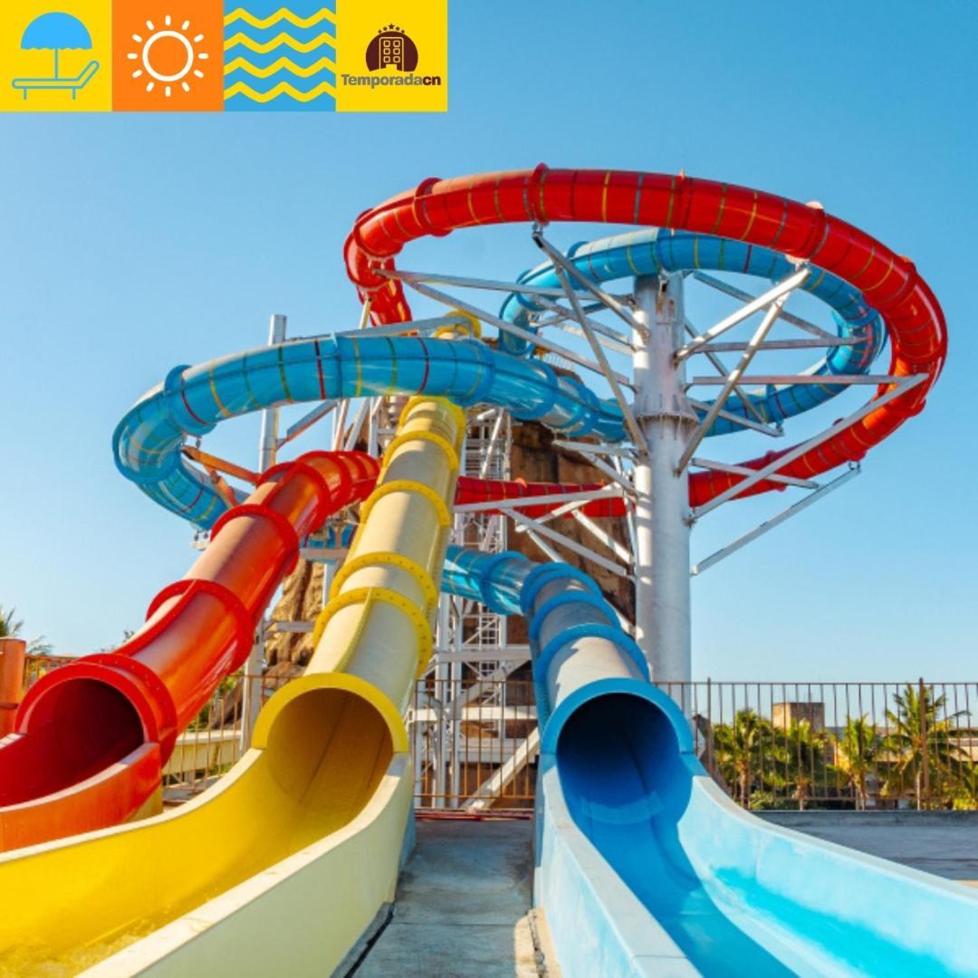 Piazza Com Acesso Ao Acqua Park - Gustavo Aparthotel กัลดัสโนวัส ภายนอก รูปภาพ