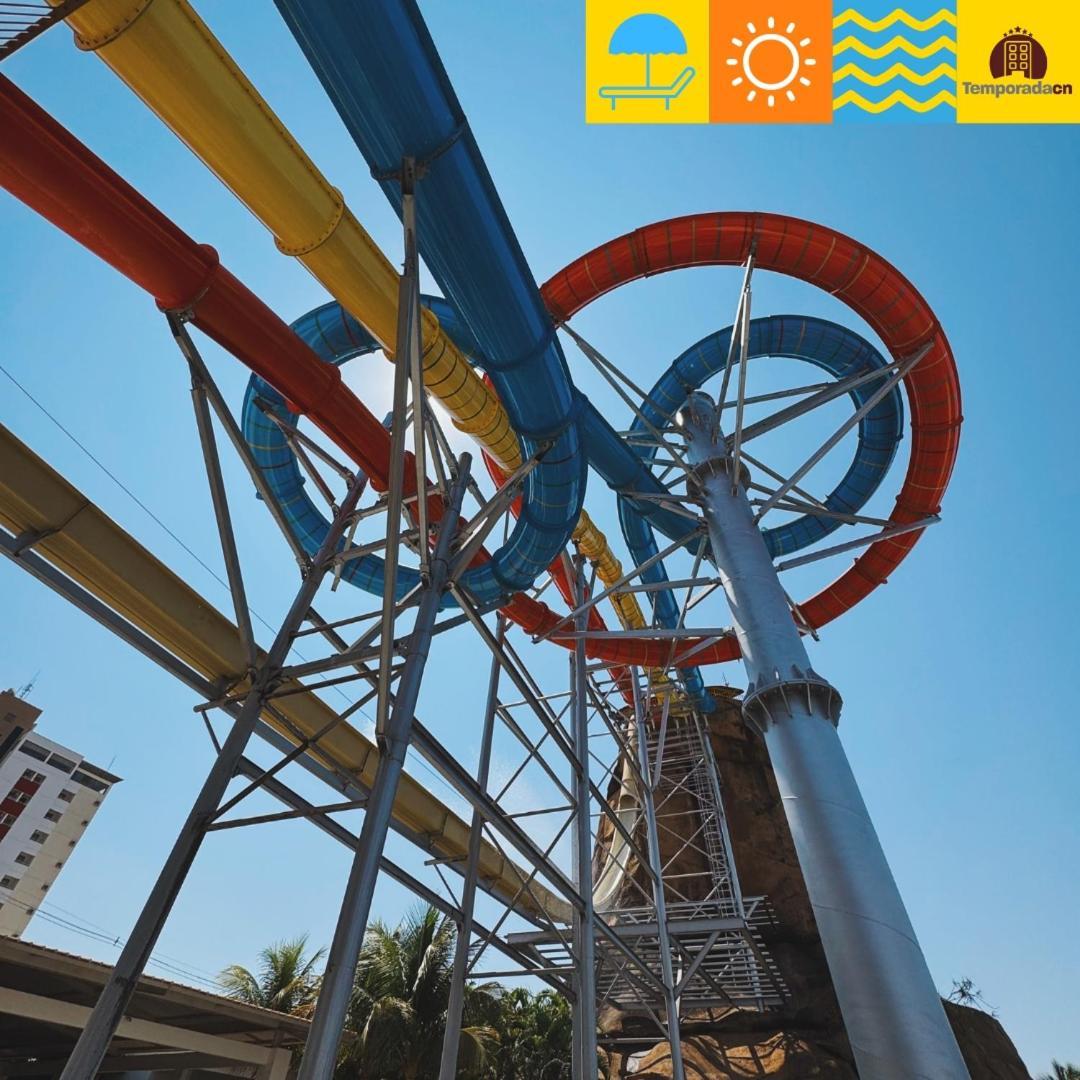 Piazza Com Acesso Ao Acqua Park - Gustavo Aparthotel กัลดัสโนวัส ภายนอก รูปภาพ